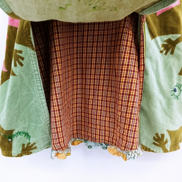 Oilily Graphic Velvet Sleeveless Dress - Picture 6 of 13